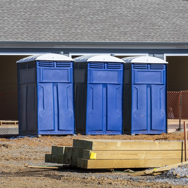 what is the cost difference between standard and deluxe portable toilet rentals in Boyden